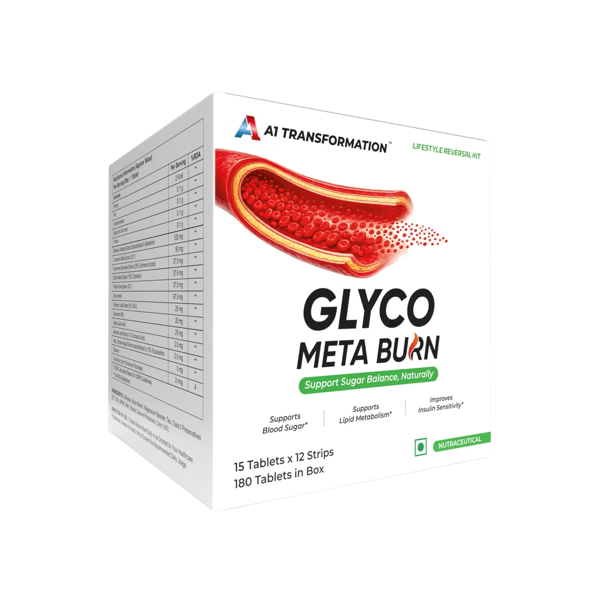 Glyco Meta Burn | 180 Tablets