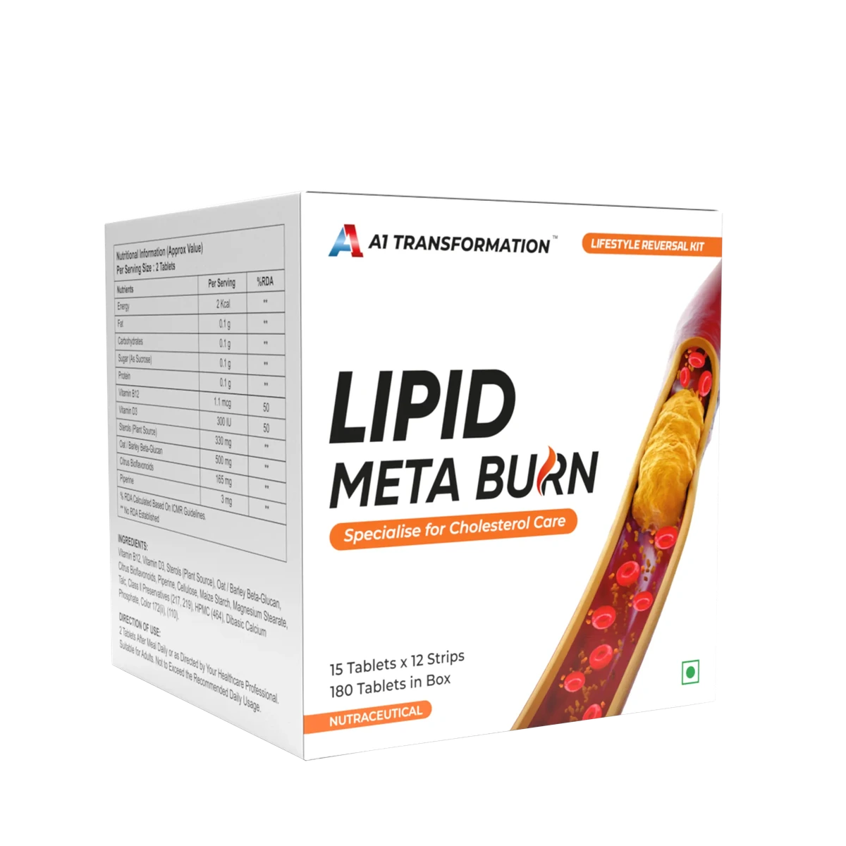 Lipid Meta Burn | 180 Tablets